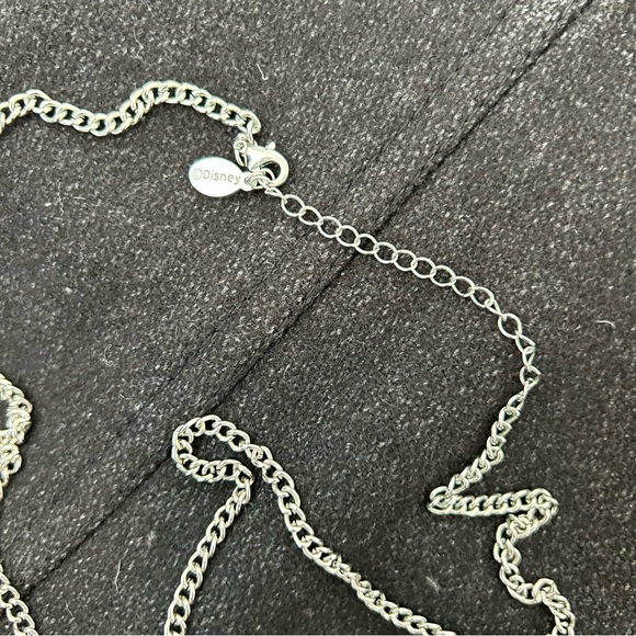 Disney Silver Chain Necklace with Crystal Mickey - Picture 4 of 4